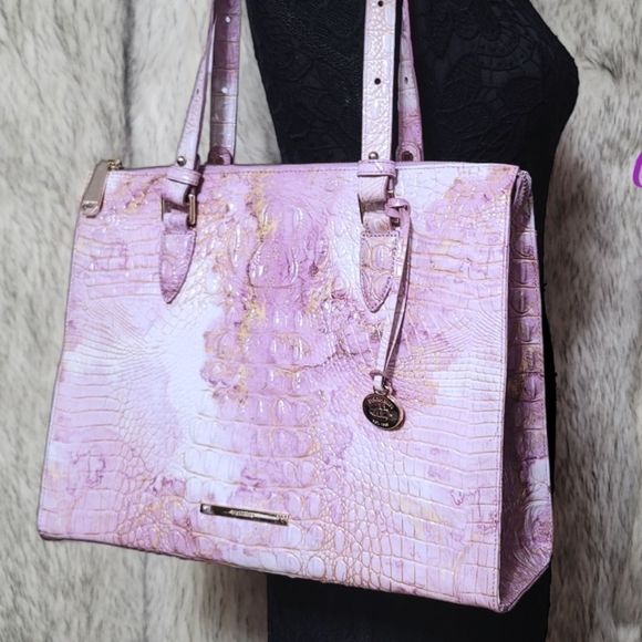 BRAHMIN 3 SET NWT Designer Purse Bag Wallet XL Wristlet Rare Melbourne Colorb - Picture 11 of 16